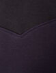 Girl's navy organic cotton black cut-out sweatshirt dress-9