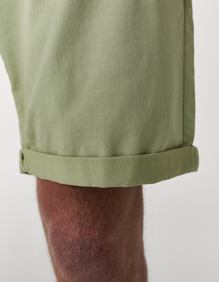 Bermuda chino TAPERED céladon Homme-5