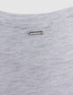 T-shirt gris visuel fruit-surfer fille-7
