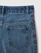 Shorts vaqueros azul waterless hilos bordados ni&ntilde;a-8