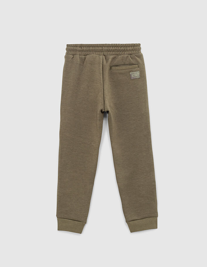 Boys’ khaki joggers with side braid