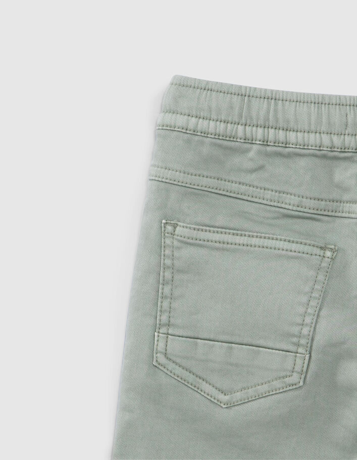 Pantalon Cargo Garçon CAMLAKEE - Slim Fit Taille Élastique - 97% Coton - Multi-Poches