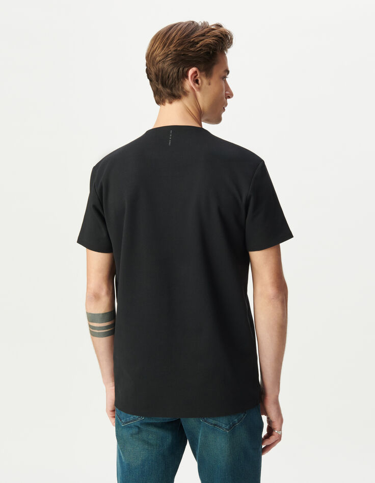 Camiseta negra planchable DRY FAST para hombre-3 Camiseta negra planchable DRY FAST para hombre-3