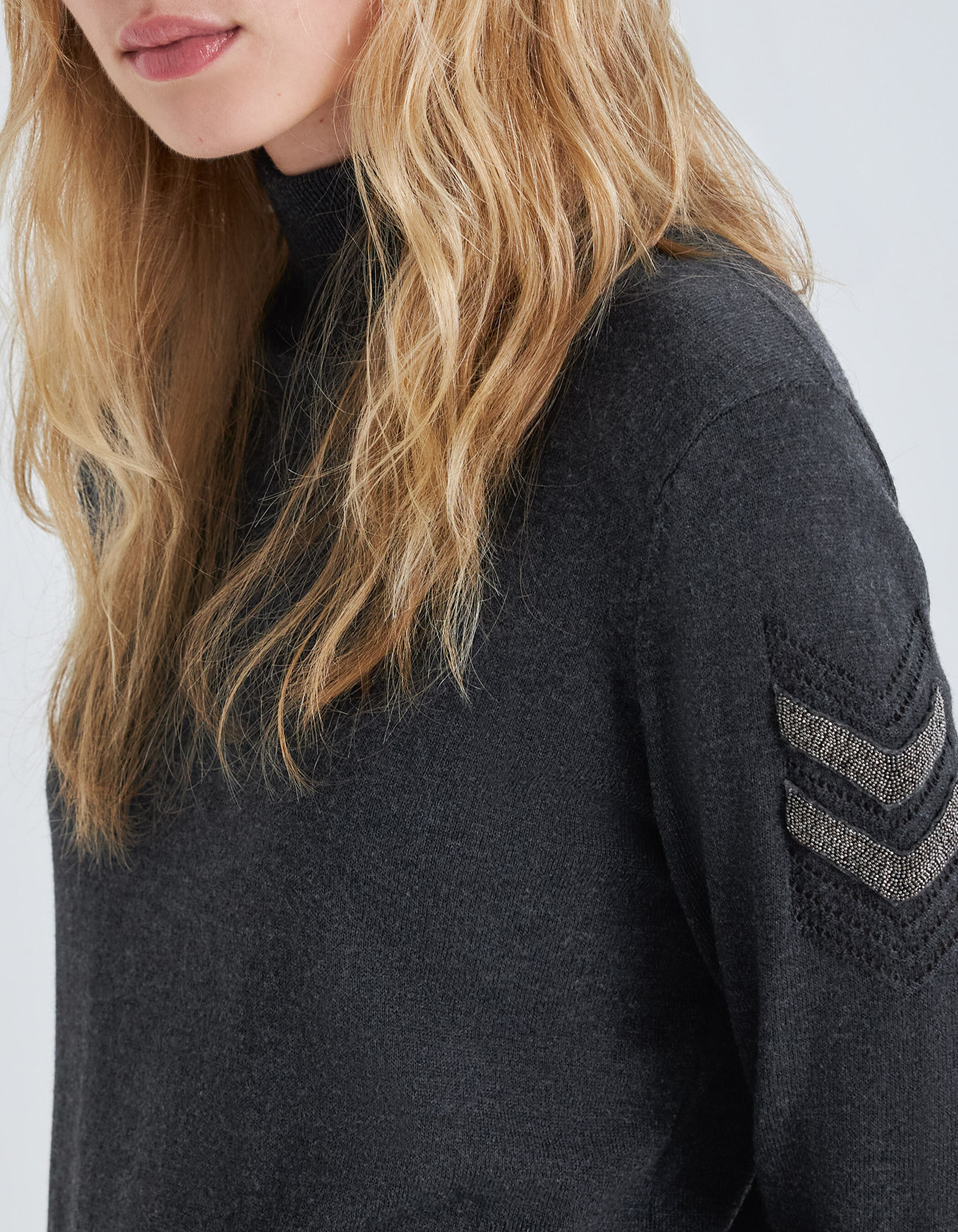 Pull grise sale