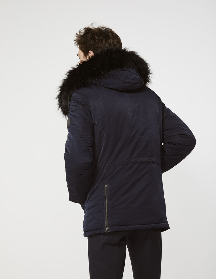 Parka bleu marine homme-4
