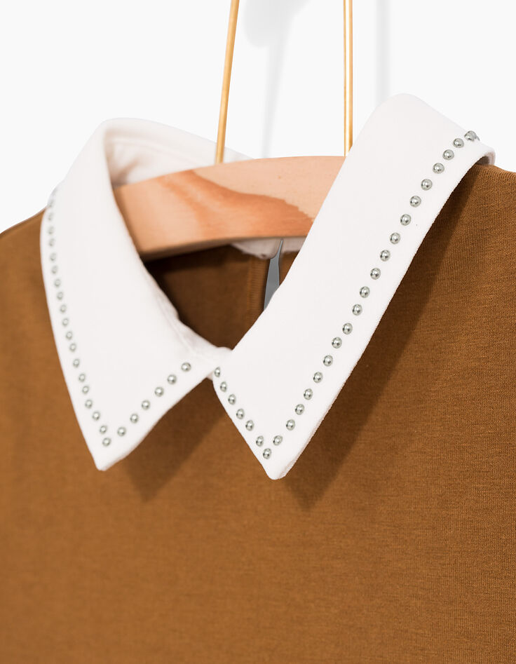 Camiseta con cuello niña-4