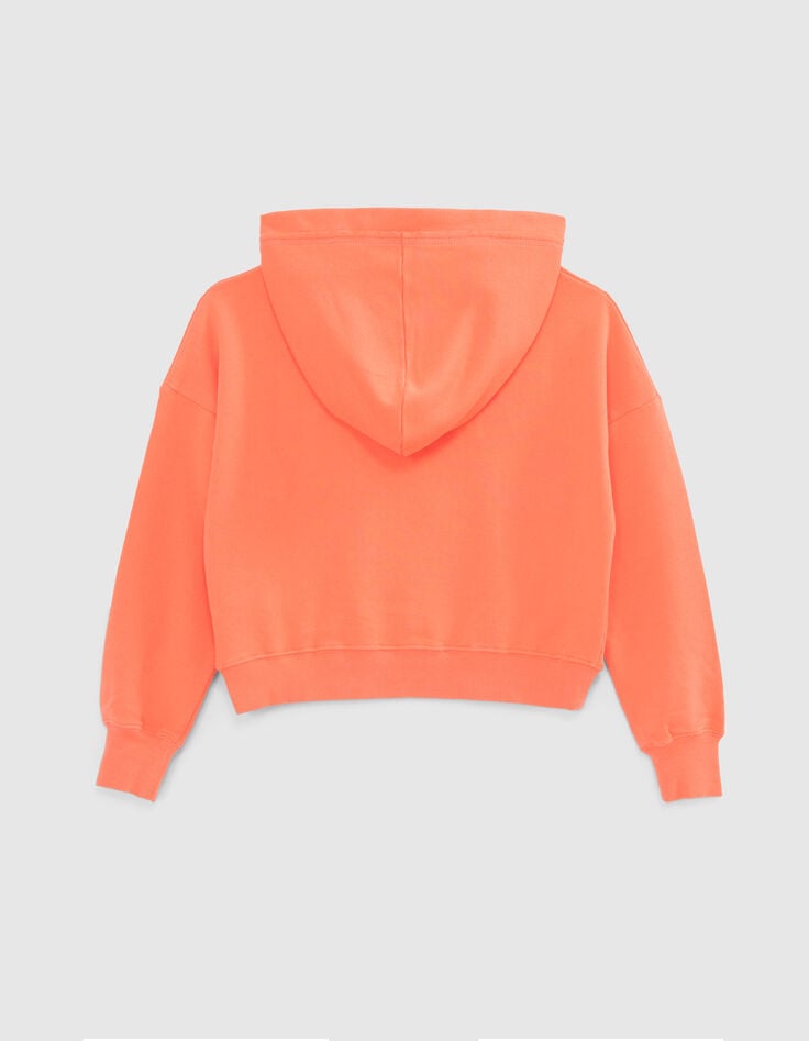 Girls&rsquo; red hoodie with slogan strawberry print-3