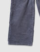 Girls’ blue corduroy jumpsuit-7