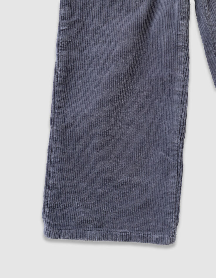 Girls’ blue corduroy jumpsuit-7