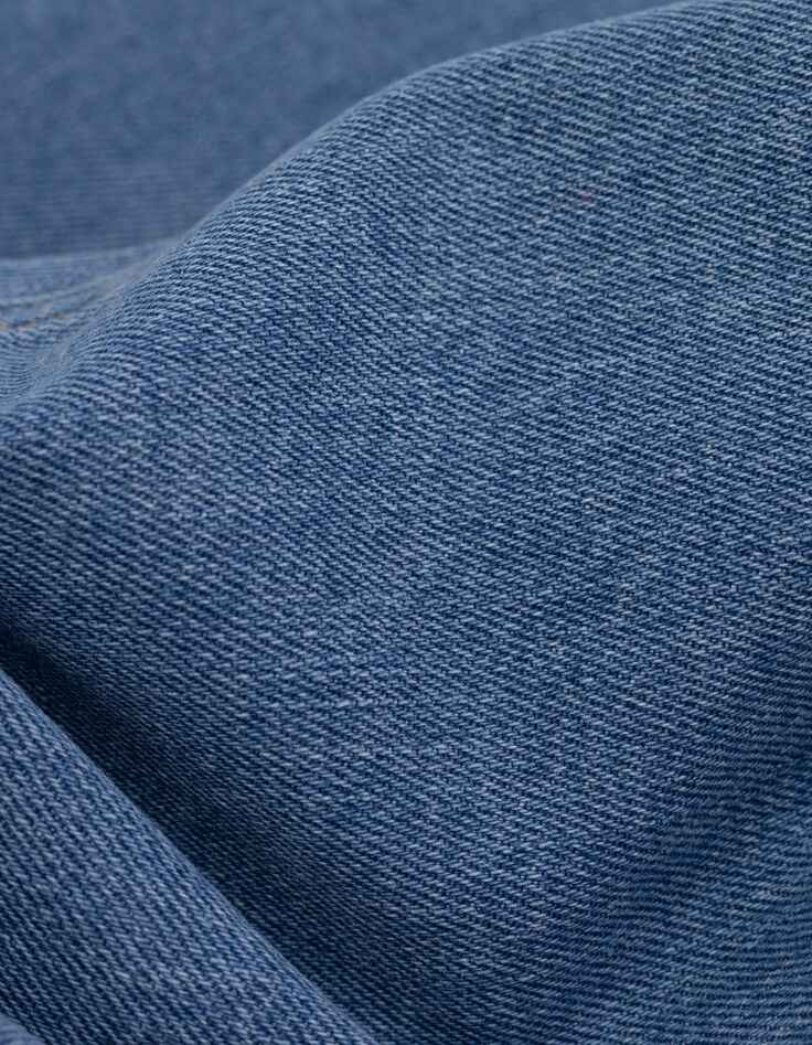 Jean droit bleu d&eacute;tails coutures HELENA I.Code-6
