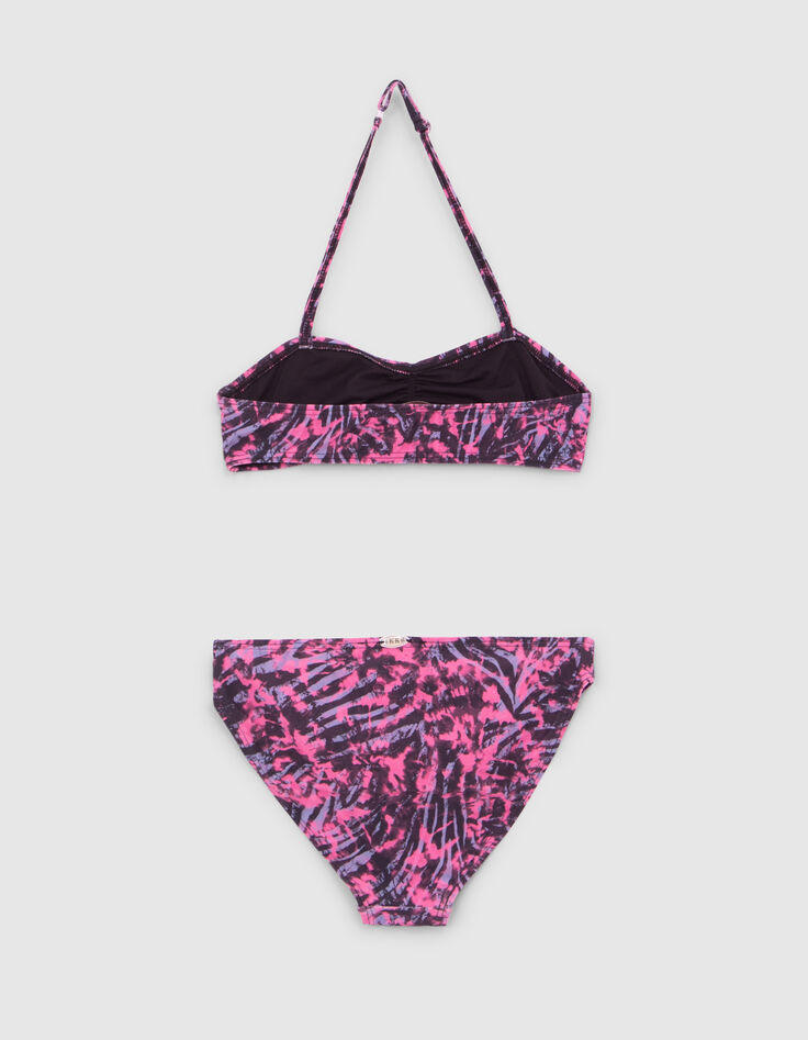 Bikini zwart tie and dye meisjes-3