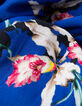 Kobaltblauwe top LENZING™ ECOVERO™ paradijsbloemen Dames-10