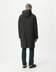 Schwarzer 2-in-1-Parka für Herren-3