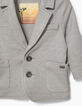 Baby boys' grey semi-plain suit jacket-2