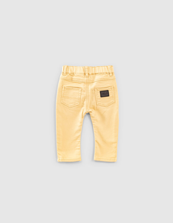 Baby boys’ wheat organic cotton knitlook jeans - IKKS