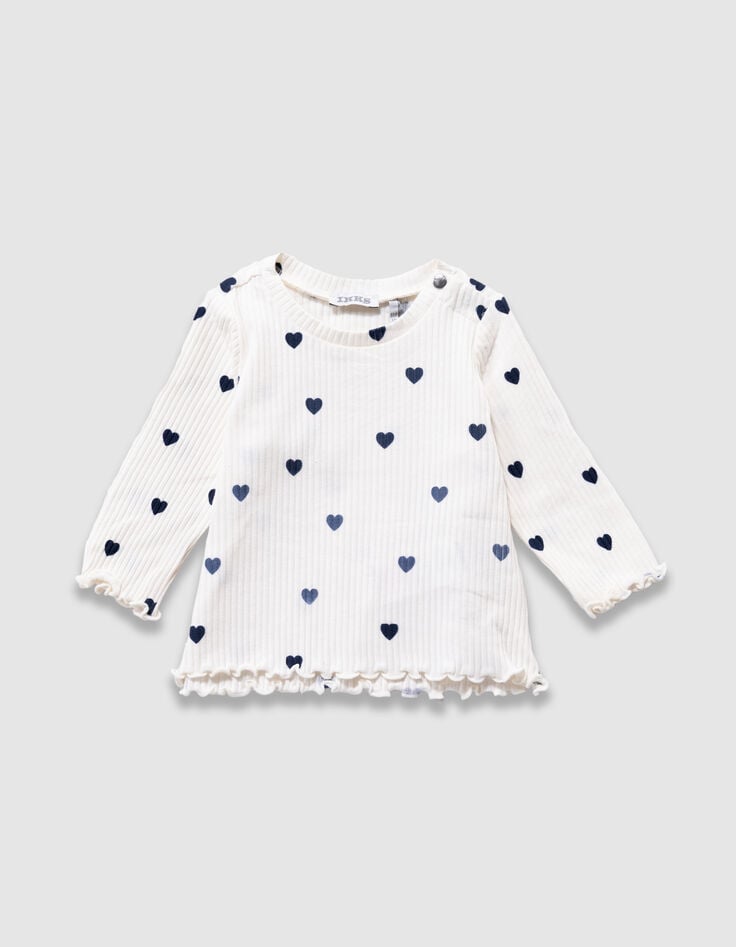 Ensemble t-shirt blanc, robe et bloomer roses bébé fille-6 Ensemble t-shirt blanc, robe et bloomer roses bébé fille-6
