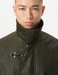 Herrenparka aus gewachstem Stoff-5
