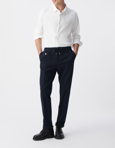 Men&rsquo;s navy patch pocket joggers - IKKS