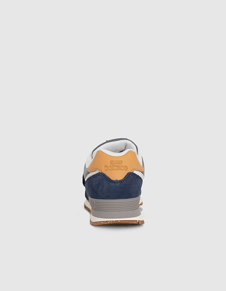 Blaue und camelbraune Jungensneakers NEW BALANCE® 28-34-3