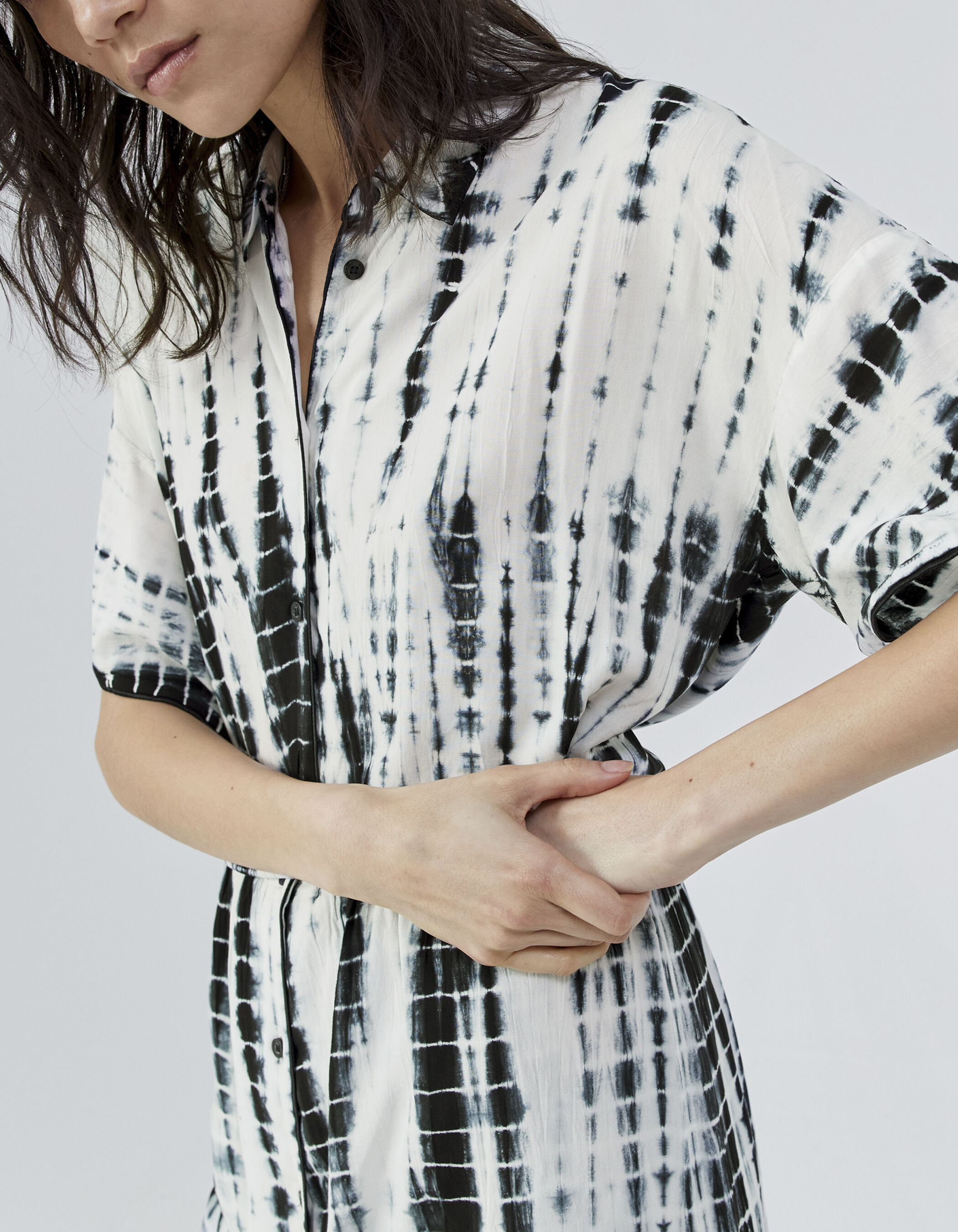 Robe chemise tie shop and dye