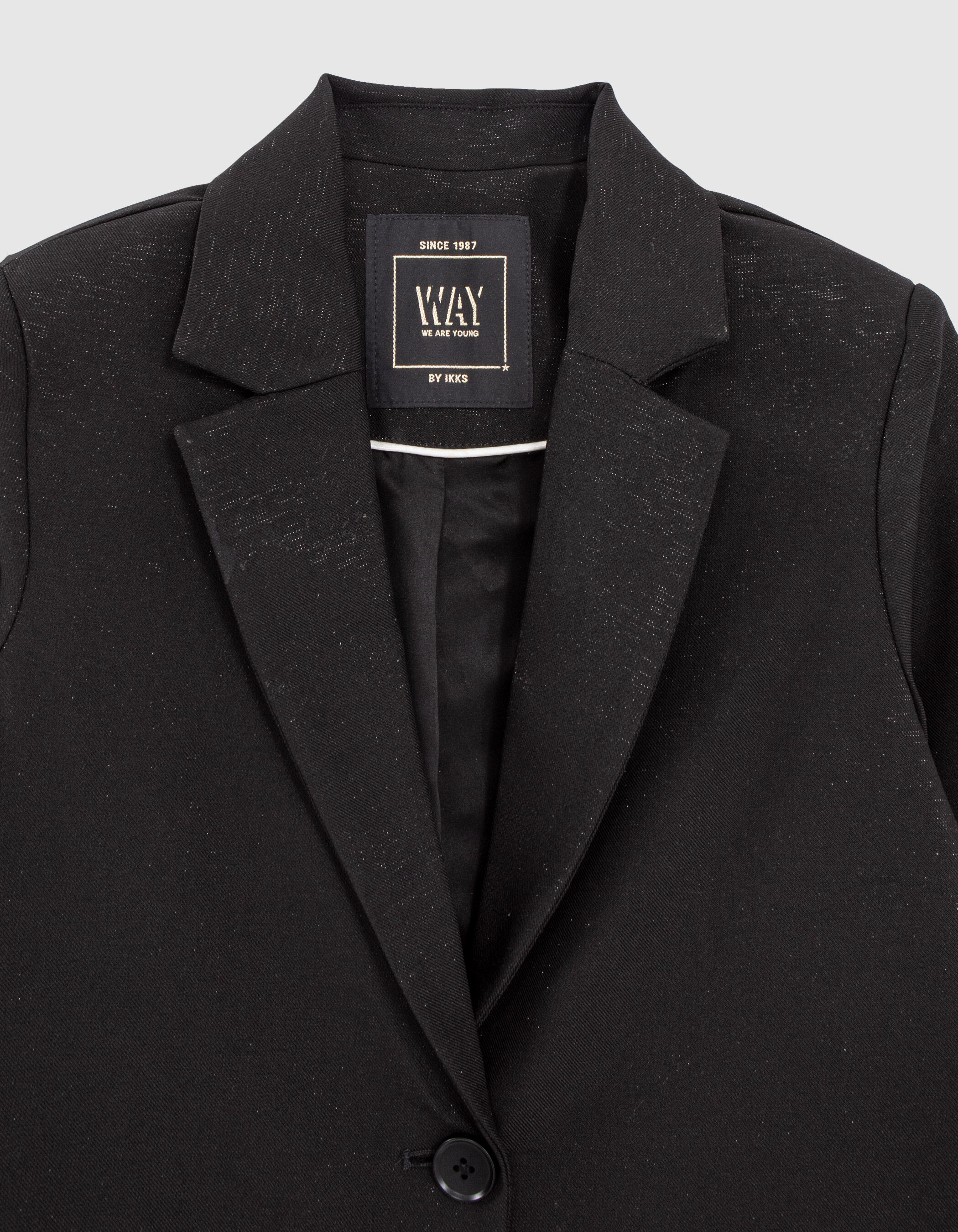 Veste de costume noire pailletee fille IKKS
