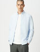 Chemise regular bleu ciel coton bio Homme-2