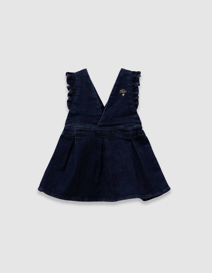Set T-shirt en jeansjurk babymeisjes-9