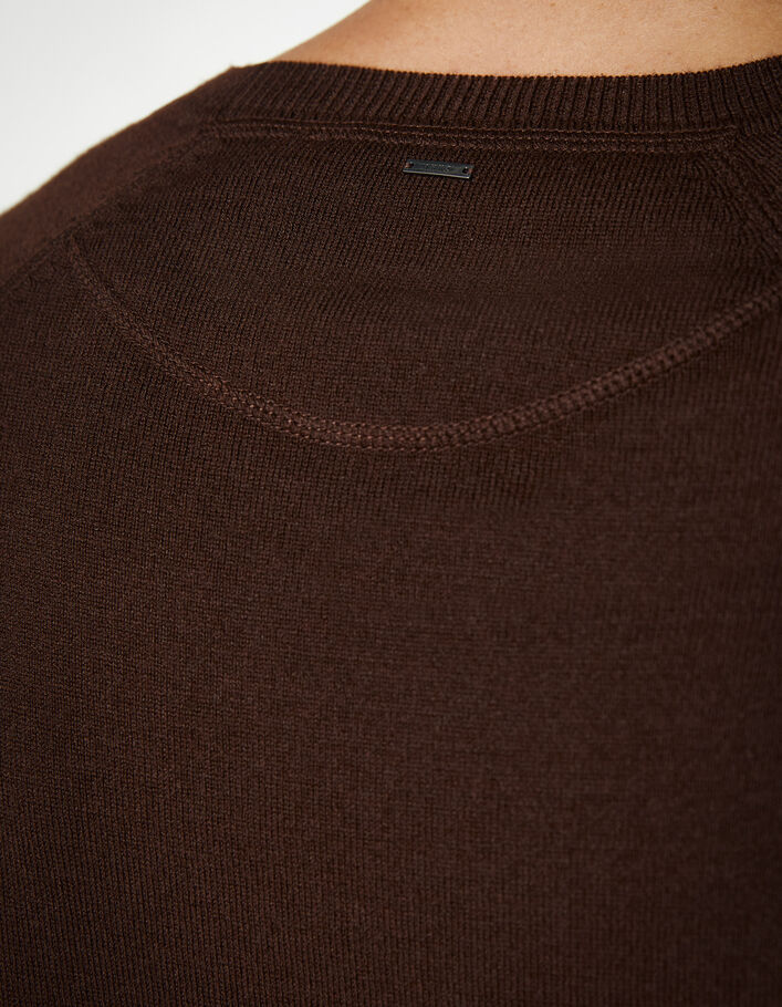 Men’s burgundy knit DRY FAST sweater - IKKS