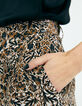 Women’s arabesque print suit trousers-3