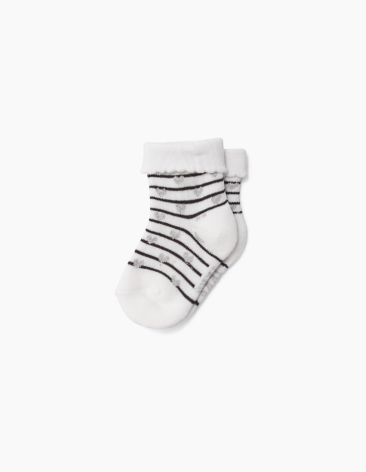 Sokken hartjes babymeisjes-1