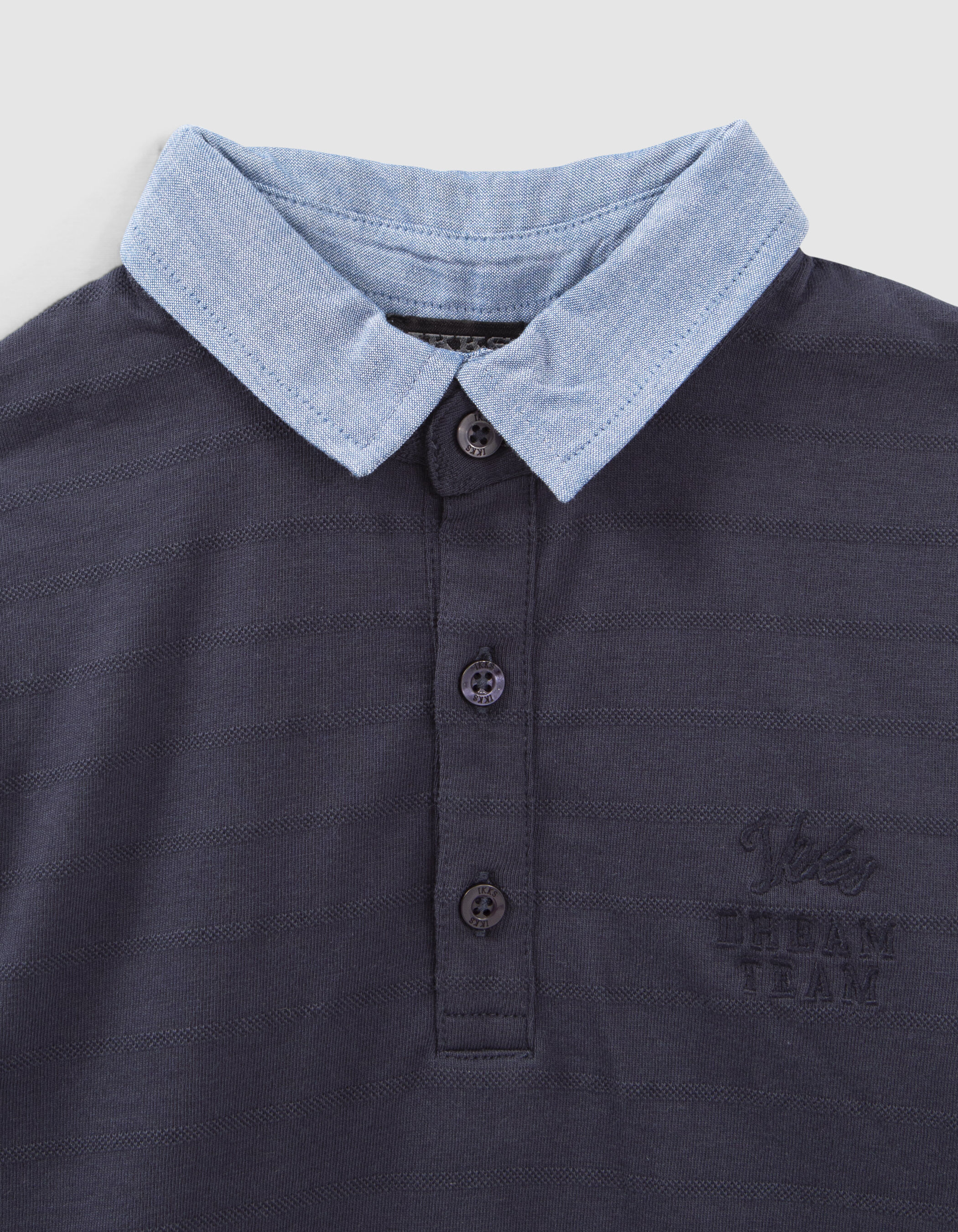 Polo camisero hotsell azul marino