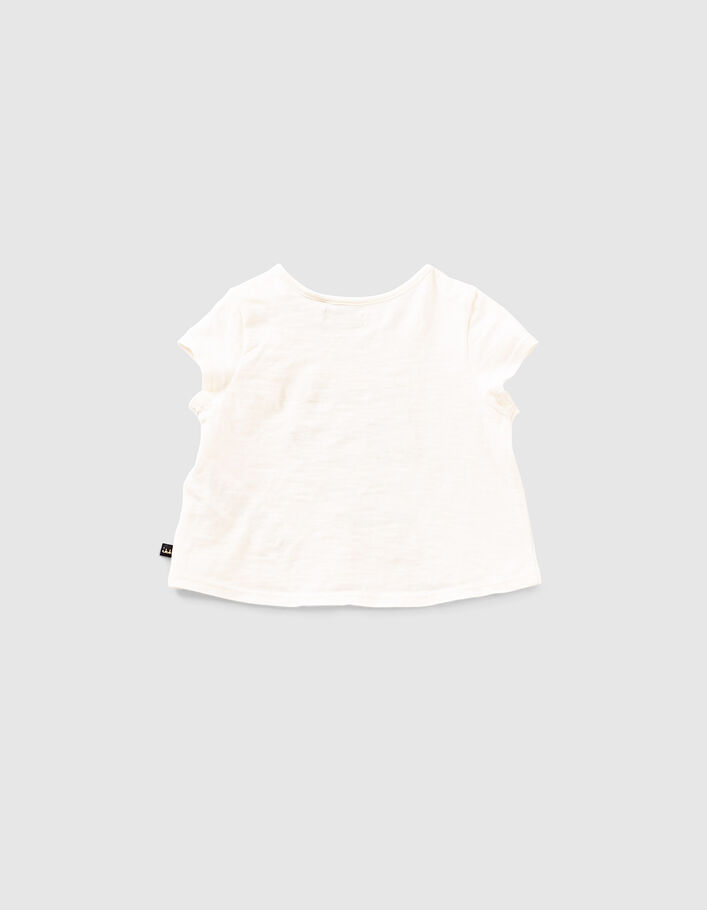 Baby girls’ flowery skort and organic T-shirt outfit - IKKS