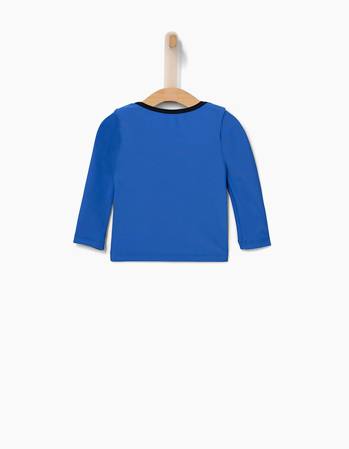 Tee-shirt bleu anti-UV bébé garçon -3