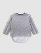 Matrozenbody gechineerd mastiek biokatoen baby’s-2