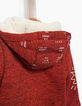 Baby boys' red cardigan -4