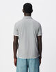 Graues kurz&auml;rmeliges Poloshirt DRY FAST Herren-3