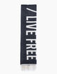Echarpe marine jacquard imprimé New-York Homme-1