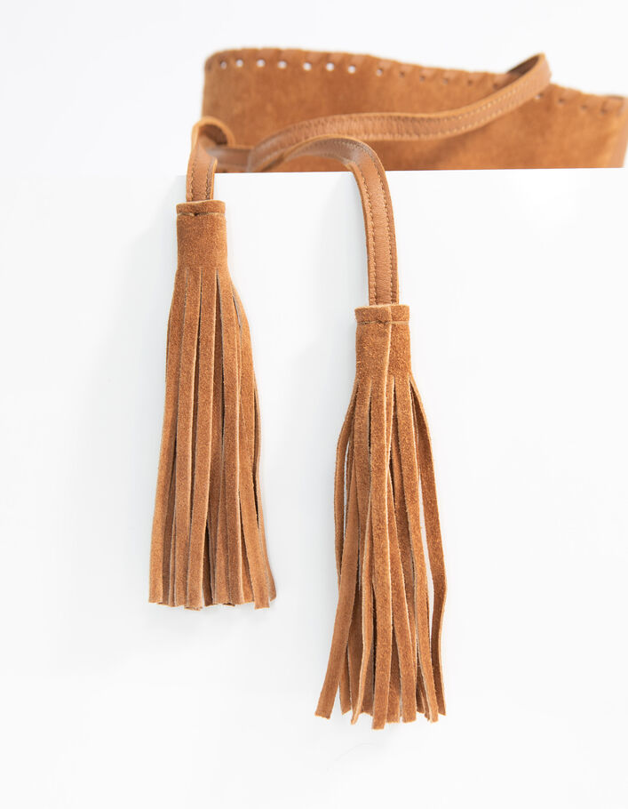 Women’s wide camel belt-3