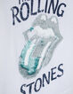 Boys’ white ROLLING STONES T-shirt with sequin tongue-3