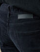 Pantalón SLIM terciopelo negro Hombre -5