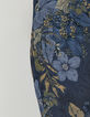 Pantalon jogger taille haute imprimé floral femme-2