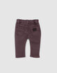 Vaqueros dark purple knitlook bebé niño-3