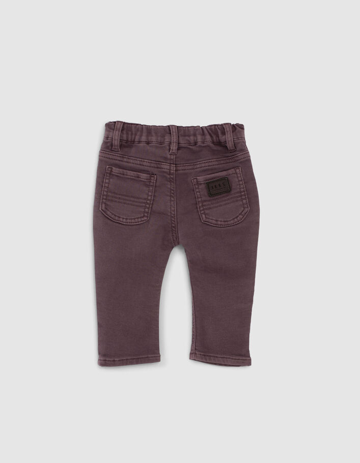 Dark Purple Knitlook-Jeans für Babyjungen - IKKS