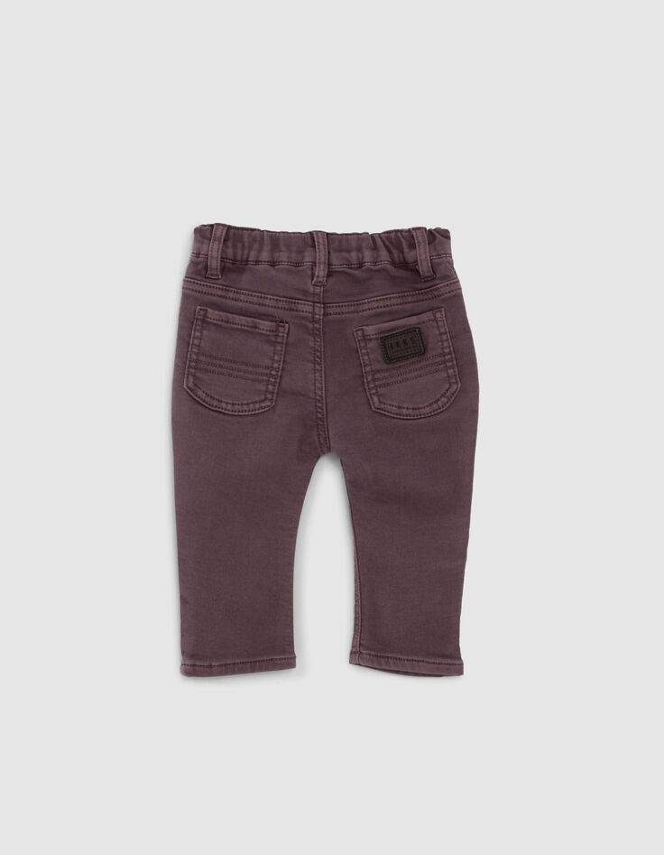 Vaqueros dark purple knitlook bebé niño-3