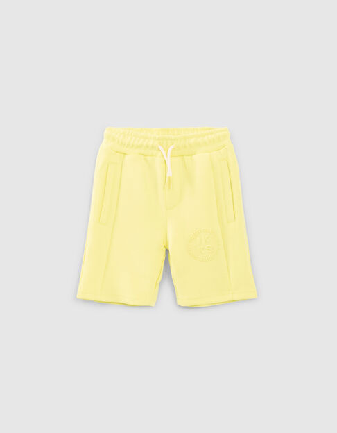 Bermudas anís reciclado motivo en relieve niño