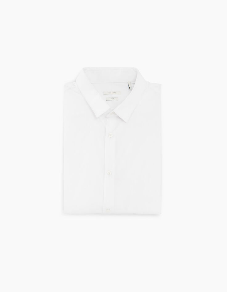 Camisa SLIM blanca BasIKKS Hombre-7 Camisa SLIM blanca BasIKKS Hombre-7