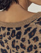 Jersey punto alpaca leopardo estrellas mujer-3