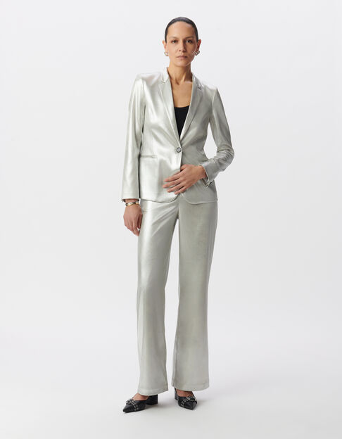 Americana con revestimiento plateado para mujer - IKKS