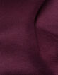 Robe pull bordeaux tricot fille-10