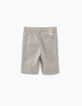 Bermudas de traje gris jaspeado ni&ntilde;o -2